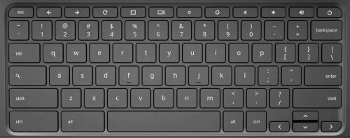 Depicted is the keyboard for the Lenovo 11 N22.